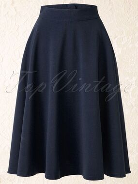 RockSteady Navy Circle Skirt